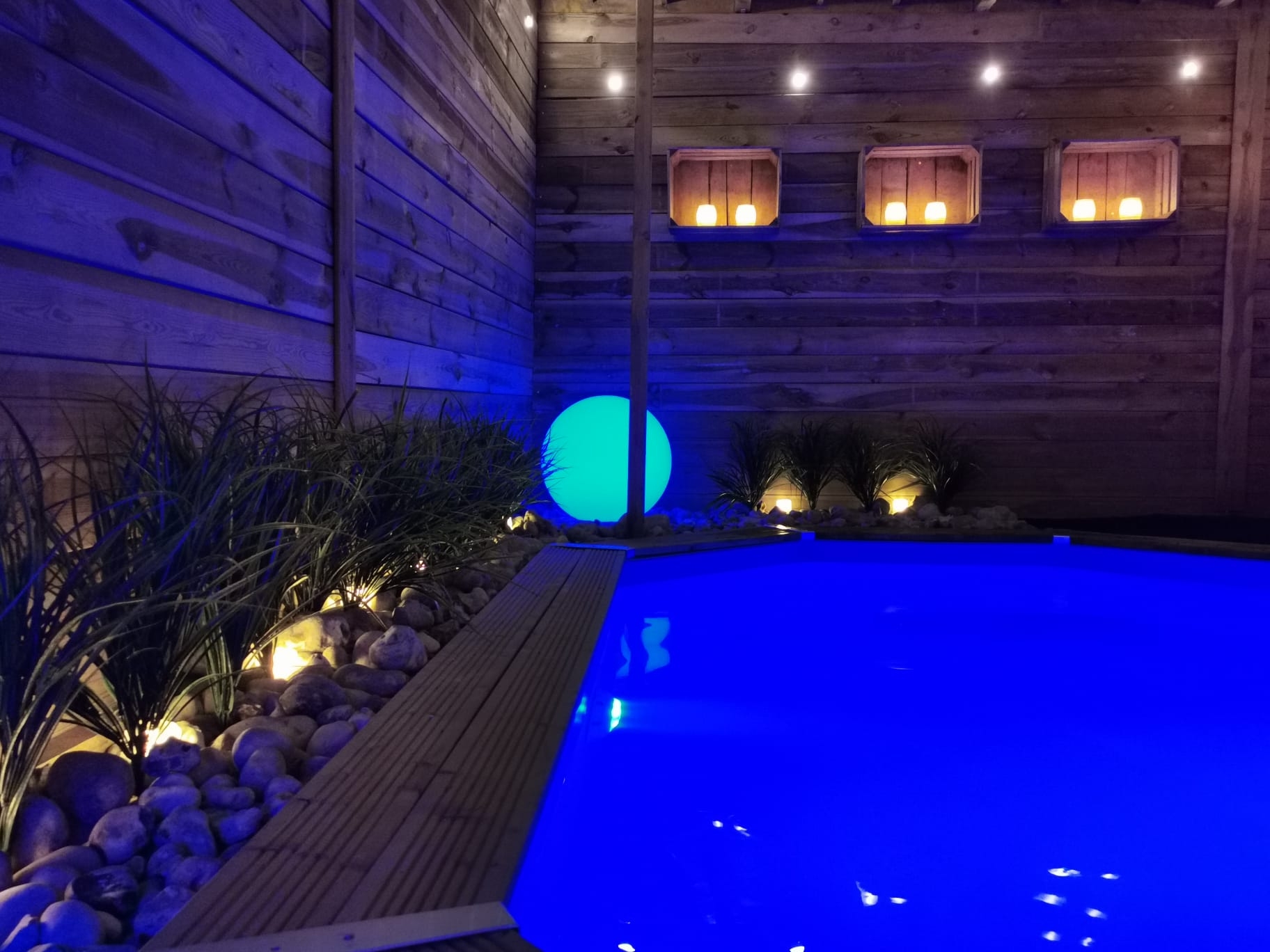 Sauna Privatif Wood Avec Piscine